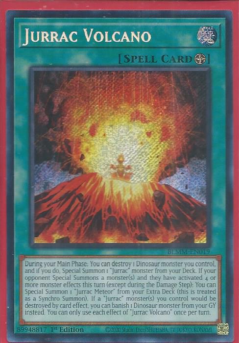 BLMM-EN019 Jurrac Volcano – Secret Rare