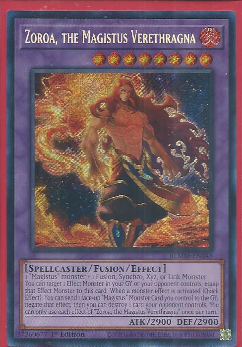 BLMM-EN045 Zoroa, the Magistus Verethragna – Secret Rare