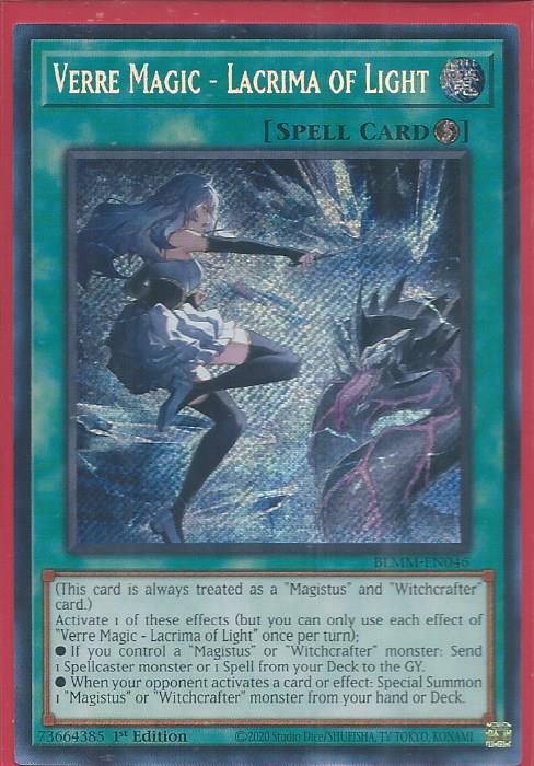 BLMM-EN046 Verre Magic – Lacrima of Light – Secret Rare