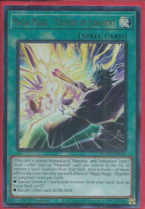 BLMM-EN047 Magia Magic – Thunder of Judgment – Ultra Rare