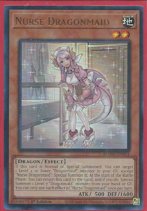 BLMM-EN054 Nurse Dragonmaid – Emblazoned Ultra Rare