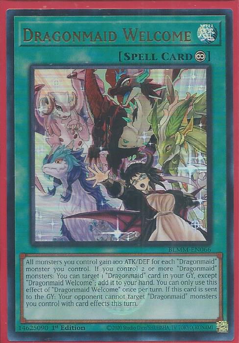 BLMM-EN066 Dragonmaid Welcome – Emblazoned Ultra Rare