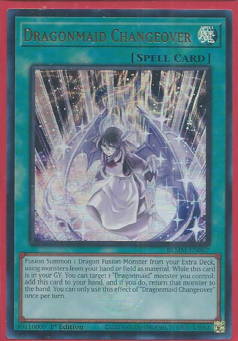 BLMM-EN067 Dragonmaid Changeover – Emblazoned Ultra Rare