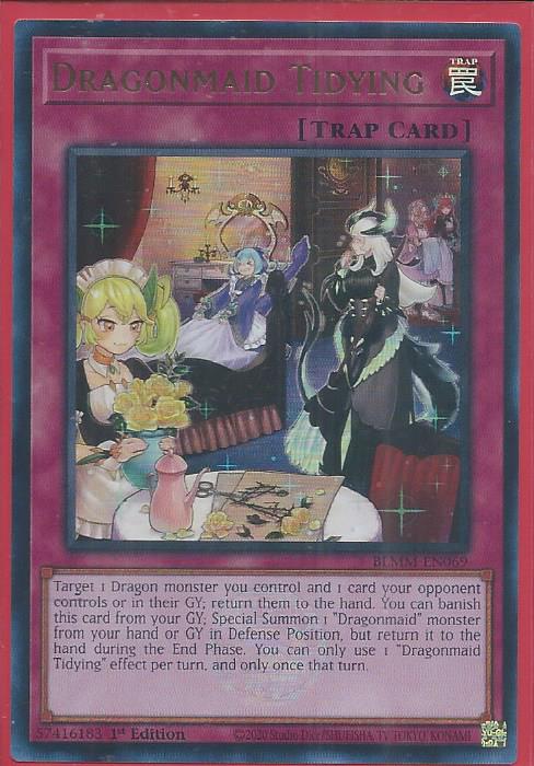 BLMM-EN069 Dragonmaid Tidying – Emblazoned Ultra Rare