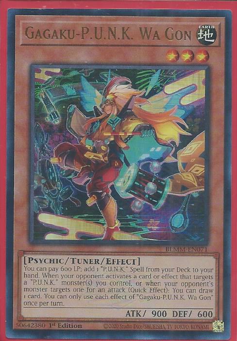 BLMM-EN071 Gagaku-PUNK Wa Gon – Emblazoned Ultra Rare