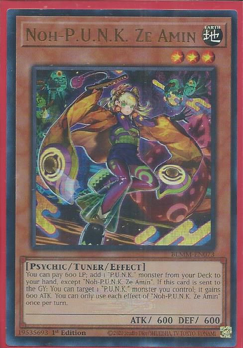 BLMM-EN073 Noh-PUNK Ze Amin – Emblazoned Ultra Rare