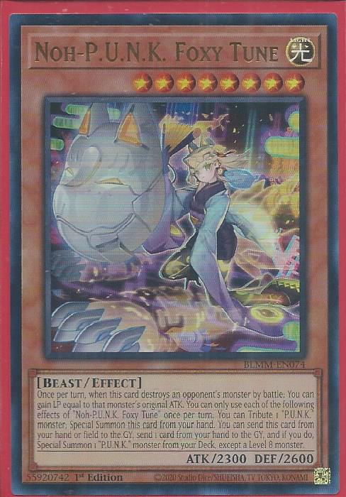 BLMM-EN074 Noh-PUNK Foxy Tune – Emblazoned Ultra Rare