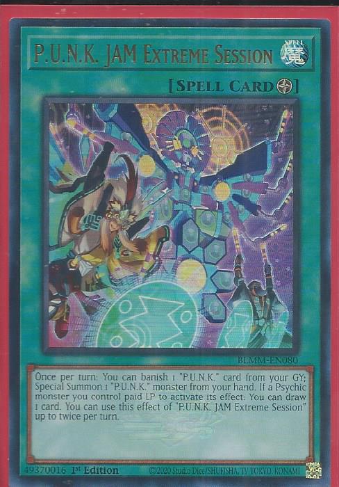 BLMM-EN080 PUNK JAM Extreme Session – Emblazoned Ultra Rare