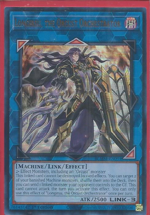 BLMM-EN094 Longirsu, the Orcust Orchestrator – Emblazoned Ultra Rare