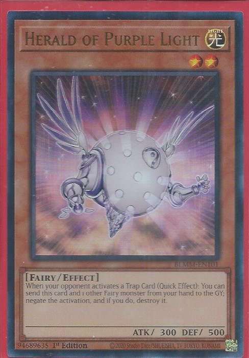 BLMM-EN101 Herald of Purple Light – Ultra Rare
