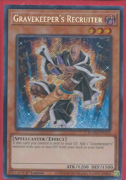 BLMM-EN110 Gravekeeper’s Recruiter – Secret Rare