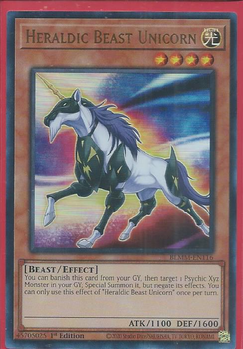 BLMM-EN116 Heraldic Beast Unicorn – Ultra Rare