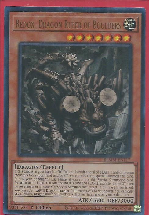 BLMM-EN117 Redox, Dragon Ruler of Boulders – Ultra Rare