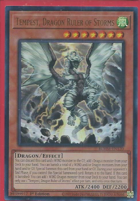 BLMM-EN120 Tempest, Dragon Ruler of Storms – Ultra Rare