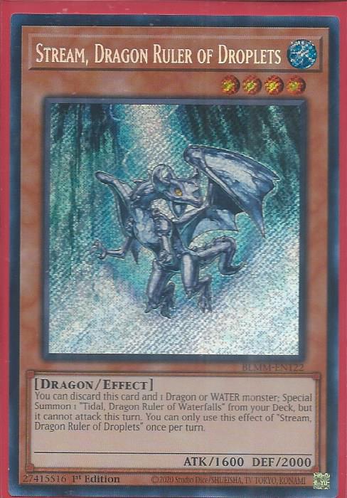BLMM-EN122 Stream, Dragon Ruler of Droplets – Secret Rare