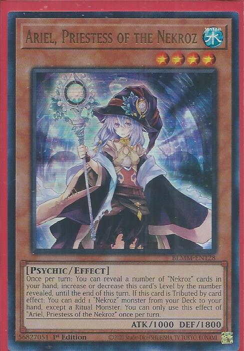 BLMM-EN128 Ariel, Priestess of the Nekroz – Ultra Rare