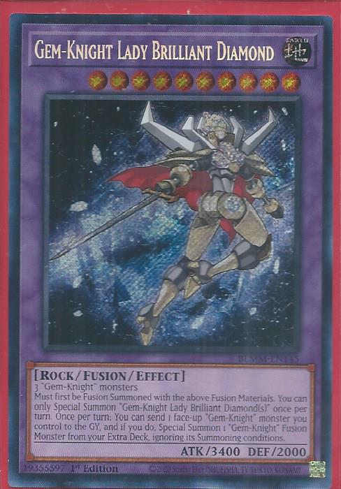 BLMM-EN145 Gem-Knight Lady Brillant Diamond – Secret Rare