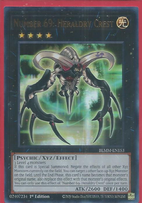 BLMM-EN153 Number 69 Heraldry Crest – Ultra Rare