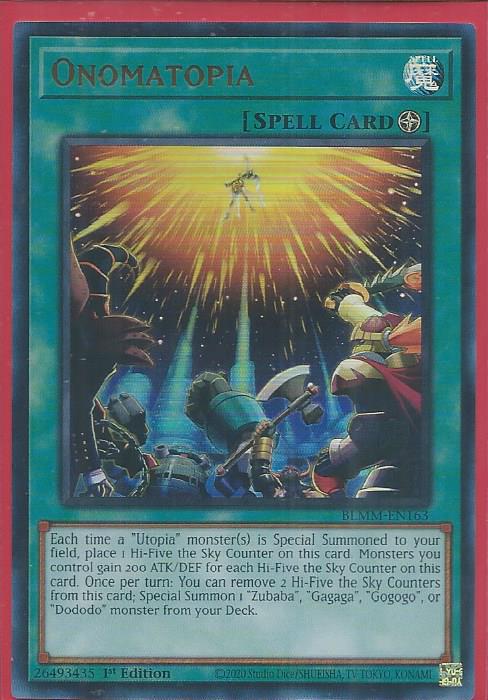 BLMM-EN163 Onomatopia – Ultra Rare