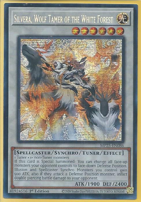 MP25-EN086 Silvera, Wolf Tamer of the White Forest – Prismatic Secret Rare