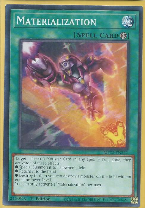 MP25-EN322 Materialization – Common