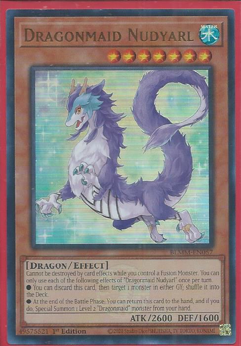 BLMM-EN057 Dragonmaid Nudyarl – Emblazoned Ultra Rare