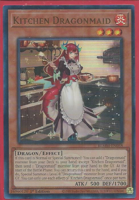 BLMM-EN058 Kitchen Dragonmaid – Emblazoned Ultra Rare