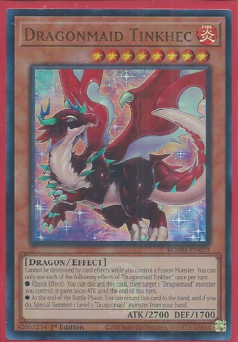 BLMM-EN059 Dragonmaid Tinkhec – Emblazoned Ultra Rare