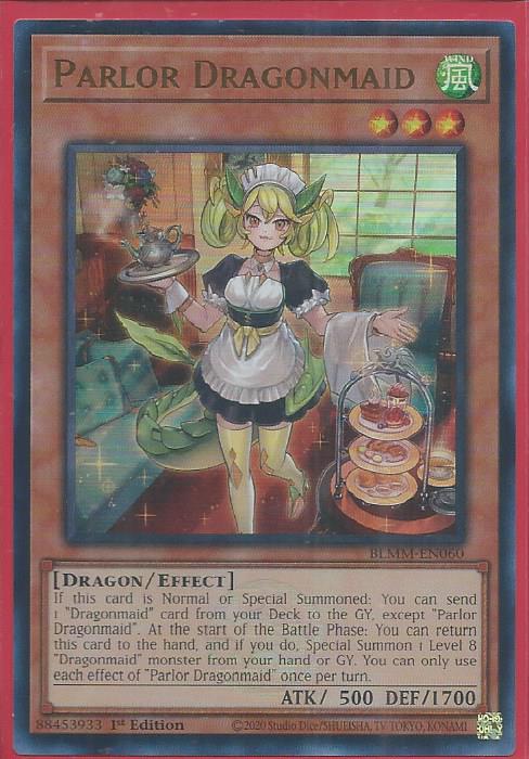 BLMM-EN060 Parlor Dragonmaid – Emblazoned Ultra Rare