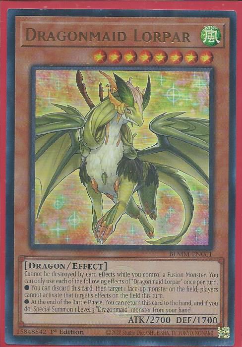 BLMM-EN061 Dragonmaid Lorpar – Emblazoned Ultra Rare