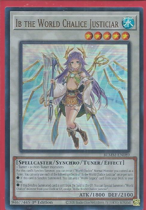 BLMM-EN089 Ib the World Chaliec Justiciar – Emblazoned Ultra Rare