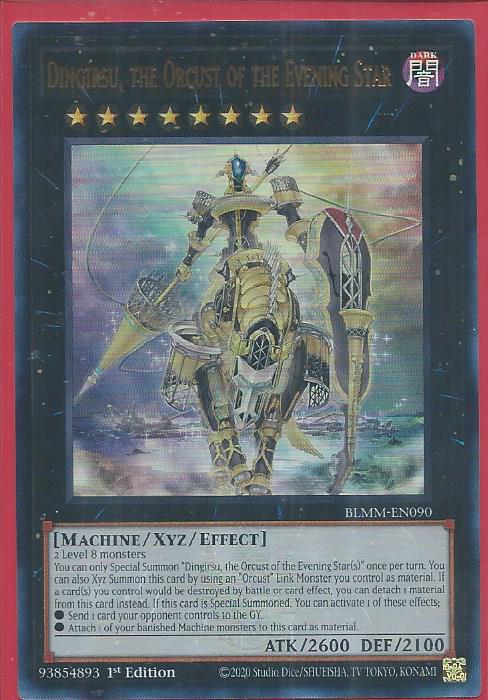 BLMM-EN090 Dingirsu, the Orcust of the Evening Star – Emblazoned Ultra Rare