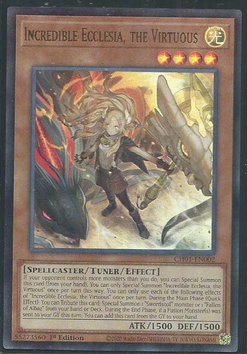CH01-EN002 - Incredible Ecclesia, the Virtuous - Ultra Rare
