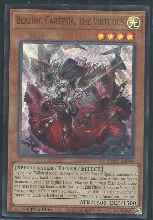 CH01-EN004 - Blazing Cartesia, the Virtuous - Ultra Rare