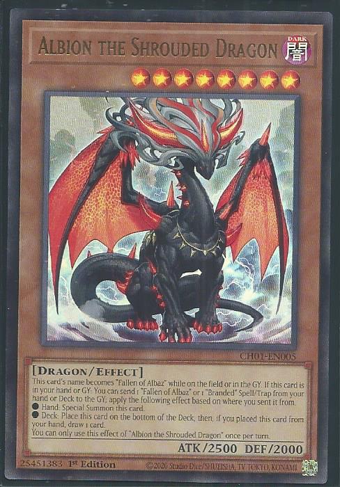 CH01-EN005 - Albion the Shrouded Dragon - Ultra Rare