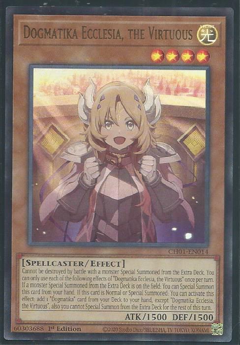 CH01-EN014 - Dogmatika Ecclesia, the Virtuous - Ultra Rare