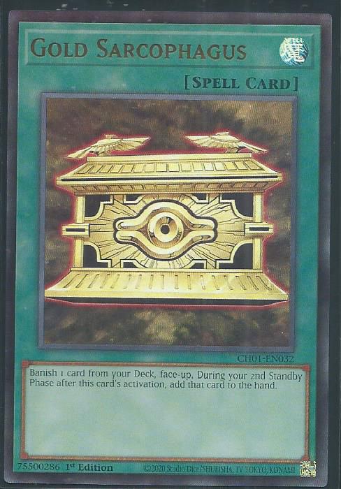 CH01-EN032 - Gold Sarcophagus - Ultra Rare