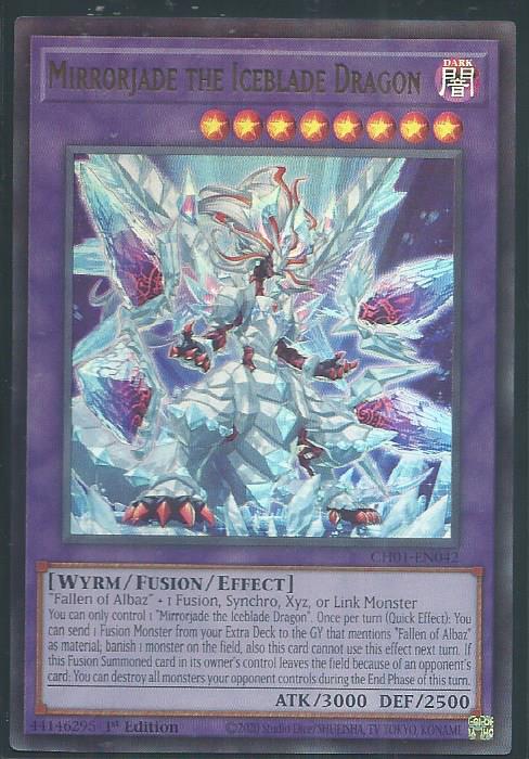 CH01-EN042 - Mirrorjade the Iceblade Dragon - Ultra Rare