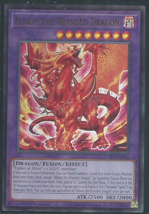 CH01-EN043 - Albion the Branded Dragon - Ultra Rare