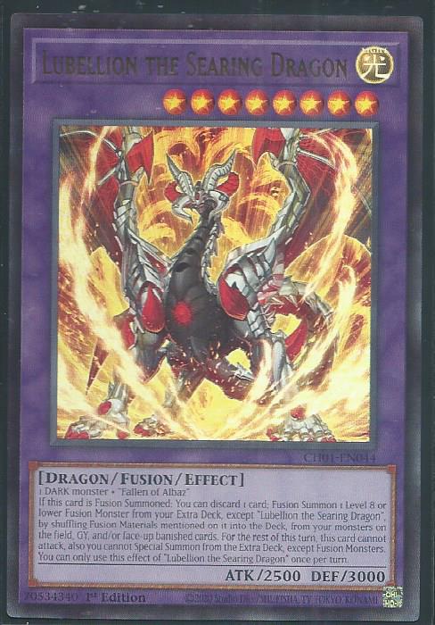 CH01-EN044 - Lubellion the Searing Dragon - Ultra Rare