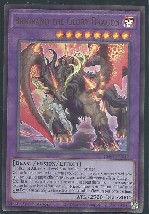 CH01-EN047 - Brigrand the Glory Dragon - Ultra Rare