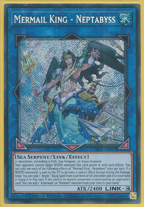 25LP-EN013S Mermail King – Neptabyss – Secret Rare