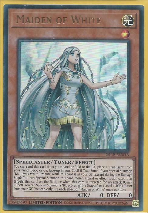 25LP-EN018 Maiden of White – Ultra Rare