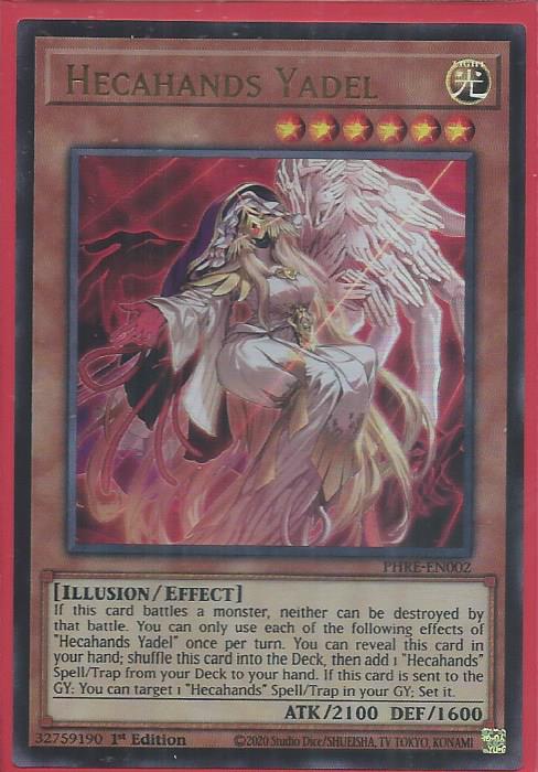 PHRE-EN002 Hecahands Yadel – Ultra Rare