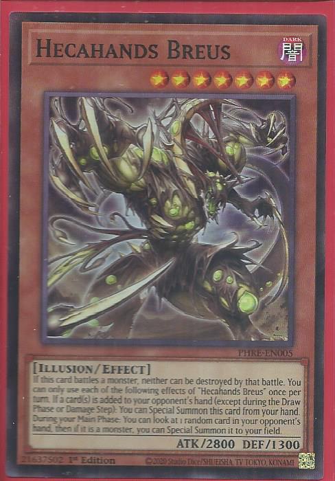 PHRE-EN005S Hecahands Breus – Super Rare