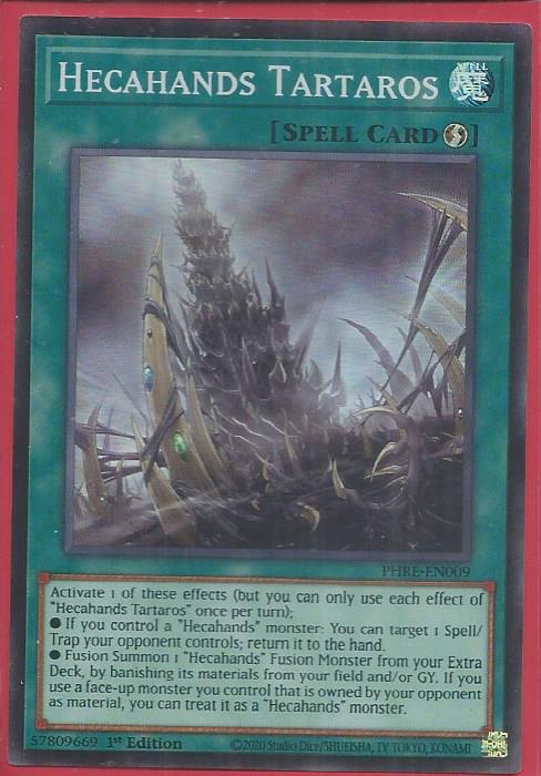 PHRE-EN009S Hecahands Tartaros -Super Rare
