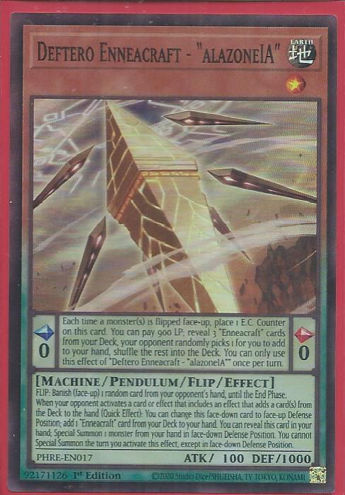 PHRE-EN017S Deftero Enneacraft – alazonelA – Super Rare
