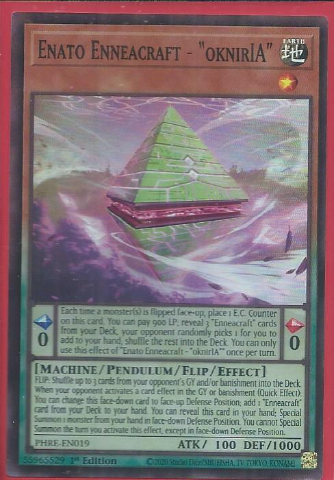 PHRE-EN019S Enato Enneacraft – oknirlA – Super Rare