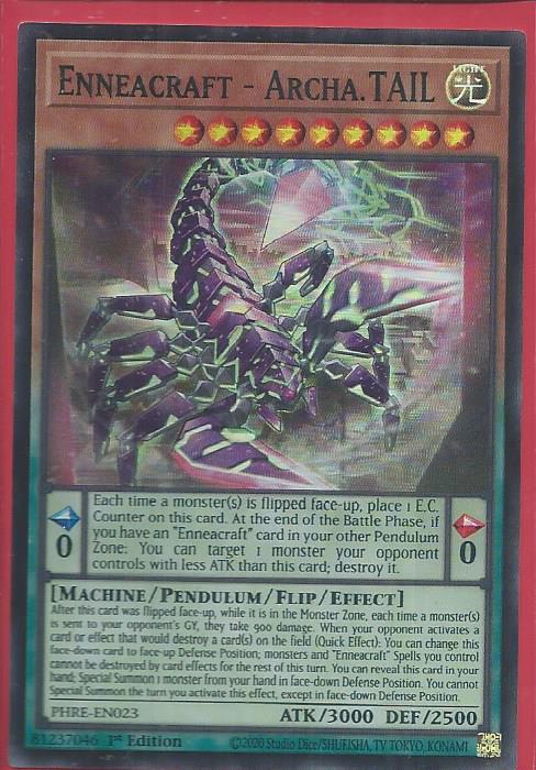 PHRE-EN023 Enneacraft – Archa TAIL- Super Rare
