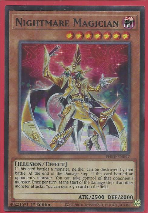 PHRE-EN047S Nightmare Magician – Super Rare